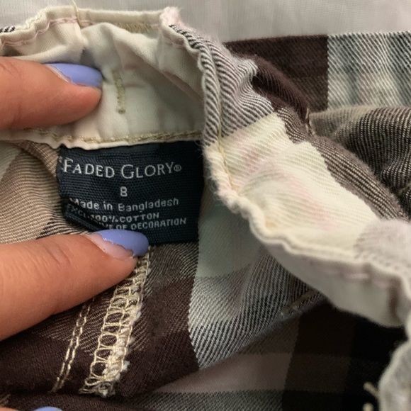 faded glory little girls plaid shorts - Picture 6 of 7
